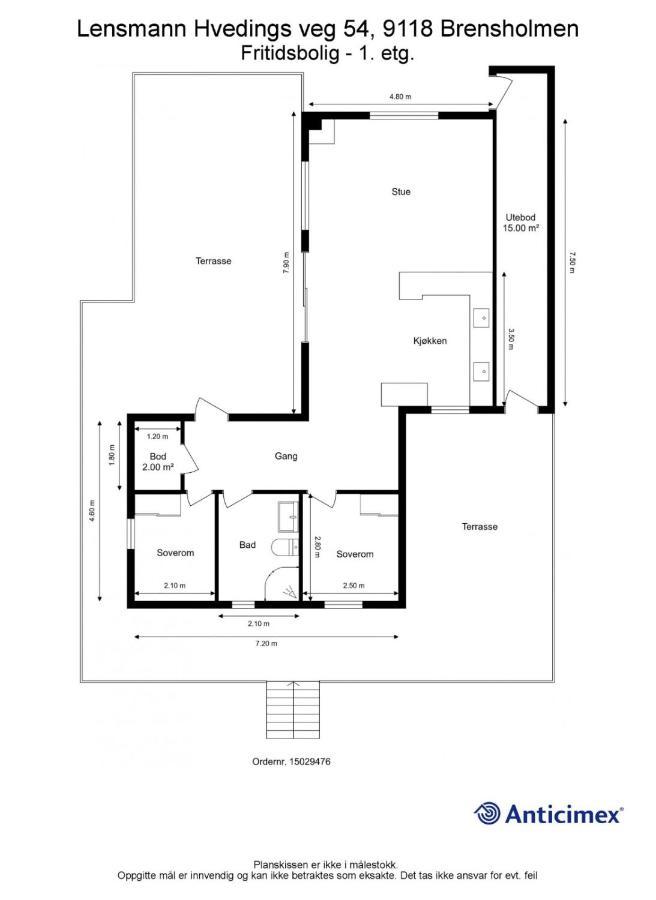 Brensholmen Beach House Тромсё Экстерьер фото